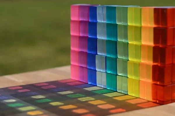 Bauspiel - Lucent Cubes | 20 Stuks - Afbeelding 2