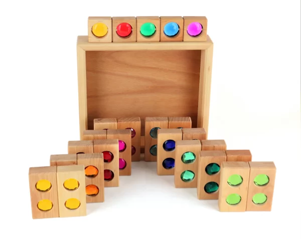 Bauspiel - Venster- en glinsterblokken Combi set | 25 Stuks - Afbeelding 6