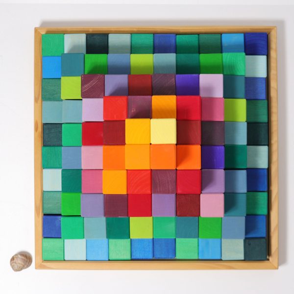 GRIMM'S - Grote Piramide Blokkenset | 100-delig | - Afbeelding 11