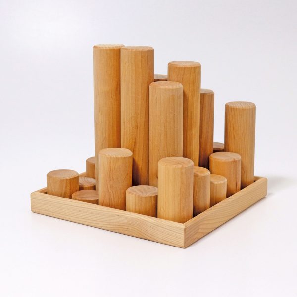GRIMM'S - Houten Rollers Groot | Naturel - Afbeelding 3
