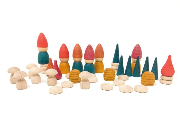 Grapat - Nins® Tomten Kabouterset | 42-delig - Afbeelding 3
