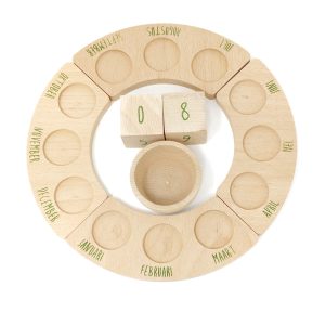 Grapat - Houten Kalender Zonder Poppetjes