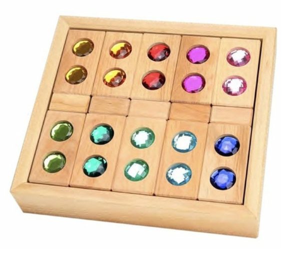 Bauspiel - Venster- en glinsterblokken Combi set | 25 Stuks - Afbeelding 2