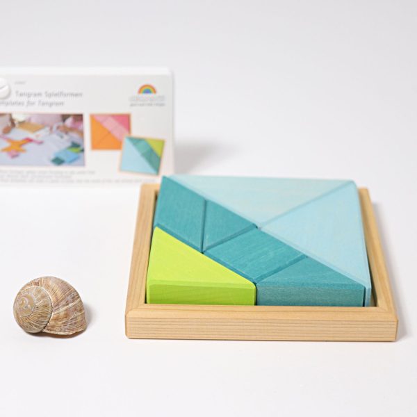 GRIMM'S - Tangram | Turquoise - Afbeelding 2
