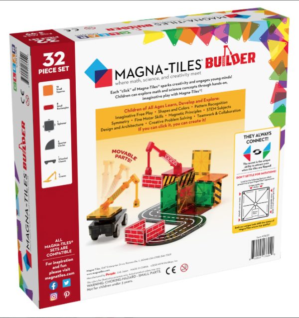 Magna-Tiles - Builder | 32 stuks - Afbeelding 4
