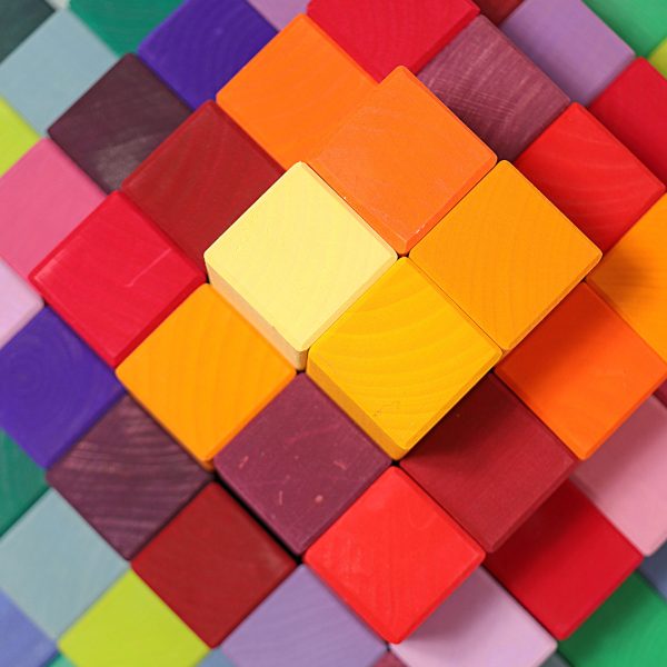 GRIMM'S - Grote Piramide Blokkenset | 100-delig | - Afbeelding 2
