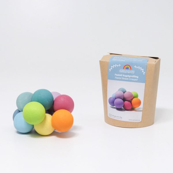 GRIMM'S - Kralen Grijpspeeltje | Pastel - Afbeelding 2