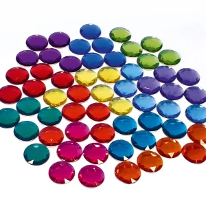 Bauspiel - Glitterstenen Groot | 60 Stuks