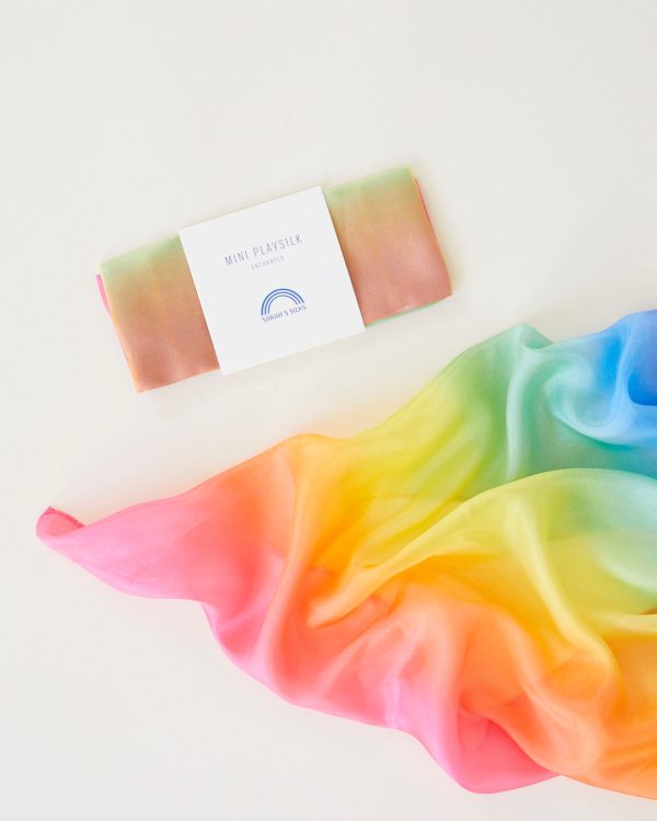 Sarah's Silks - Speelzijde Enchanted | Regenboog | Mini