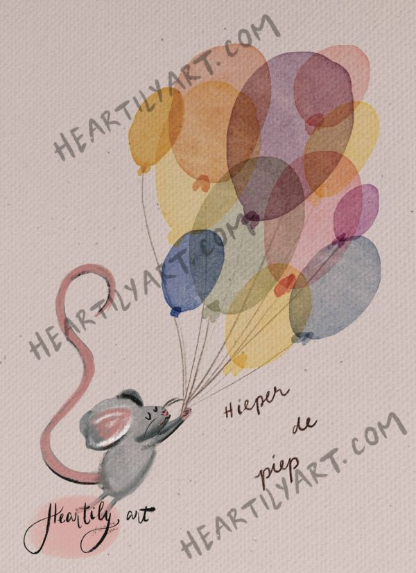 Heartilyart - Kaartje | Hieperdepiep