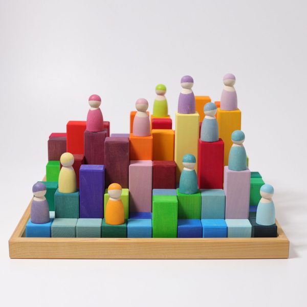 GRIMM'S - Grote Piramide Blokkenset | 100-delig | - Afbeelding 3
