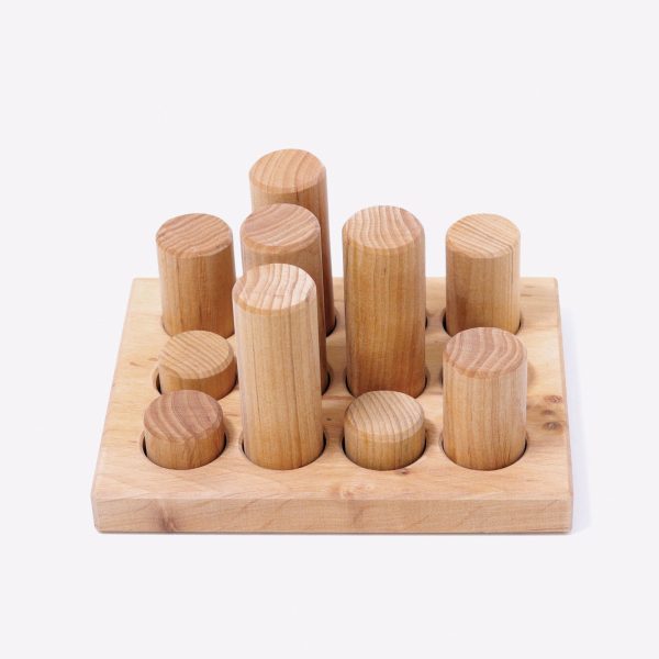 GRIMM'S - Sorteerbord met Rollers Klein | Naturel - Afbeelding 2