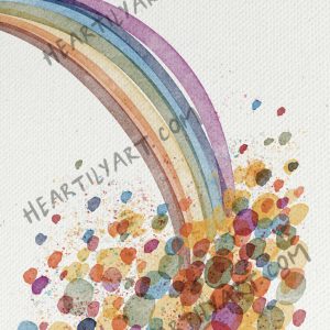 Heartilyart - Poster | Regenboog