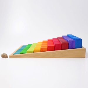 GRIMM'S - Reken- en Tel Blokkenset | Groot | 100-delig