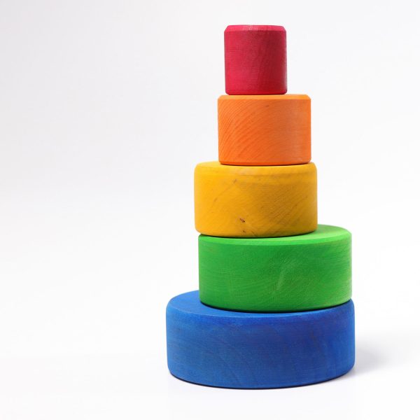GRIMM'S - Houten Stapelbakjes | Blauw - Afbeelding 6