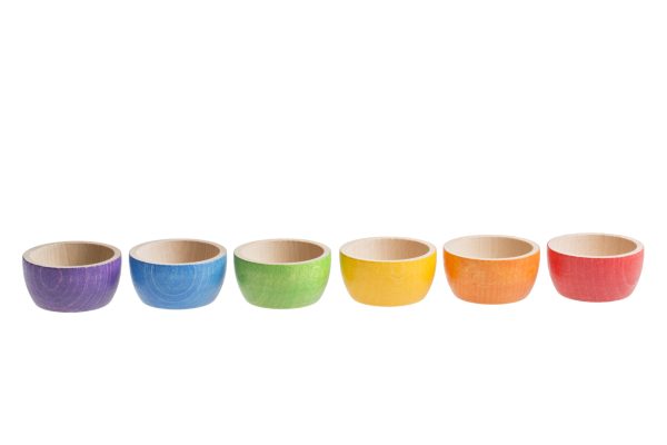 Grapat - Houten Bakjes | 6 Kleuren - Afbeelding 2