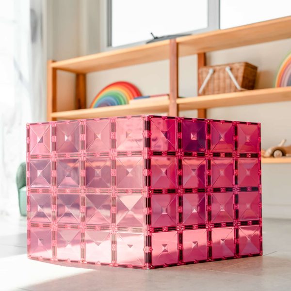 Connetix - Base Plate Pink/Berry | 2 Stuks - Afbeelding 5