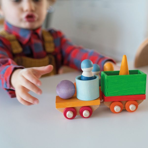 GRIMM'S - Bouwset Houten Trein - Afbeelding 4