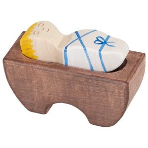 Holztiger - Baby Jezus in Kribbe