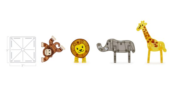 Magna-Tiles - Safari Animals | 25 stuks - Afbeelding 2