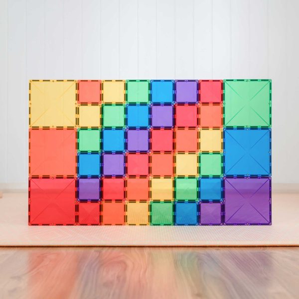 Connetix - Rainbow Square Pack | 42 Stuks - Afbeelding 2