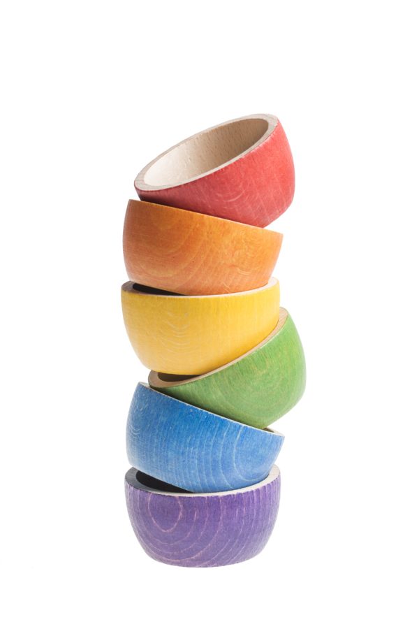 Grapat - Houten Bakjes | 6 Kleuren
