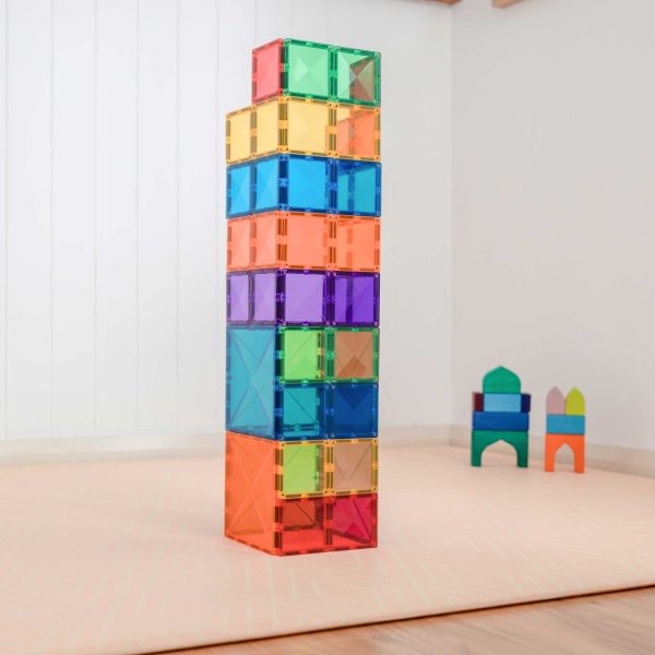Connetix - Rainbow Square Pack | 42 Stuks - Afbeelding 3