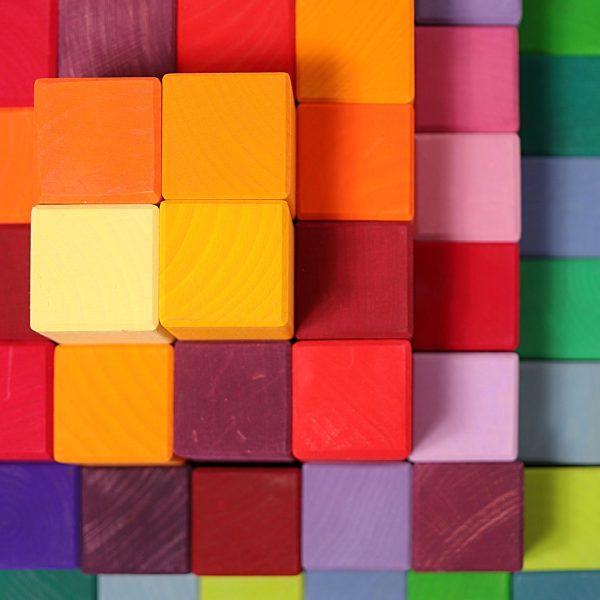 GRIMM'S - Grote Piramide Blokkenset | 100-delig | - Afbeelding 4