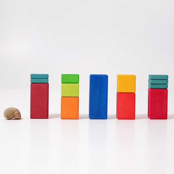 GRIMM'S - Reken- en Tel Blokkenset | Groot | 100-delig - Afbeelding 6