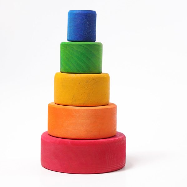 GRIMM'S - Houten Stapelbakjes | Rood - Afbeelding 4