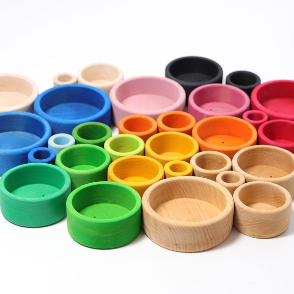GRIMM'S - Houten Stapelbakjes | Blauw - Afbeelding 4