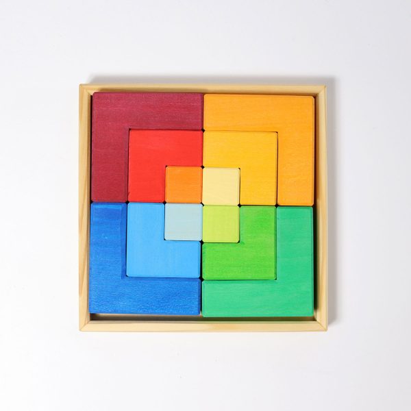 GRIMM'S - Houten Puzzel Vierkant | Groot - Afbeelding 4