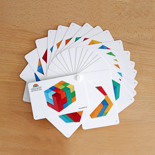 GRIMM'S - Boekje voor Houten Puzzel Vierkant
