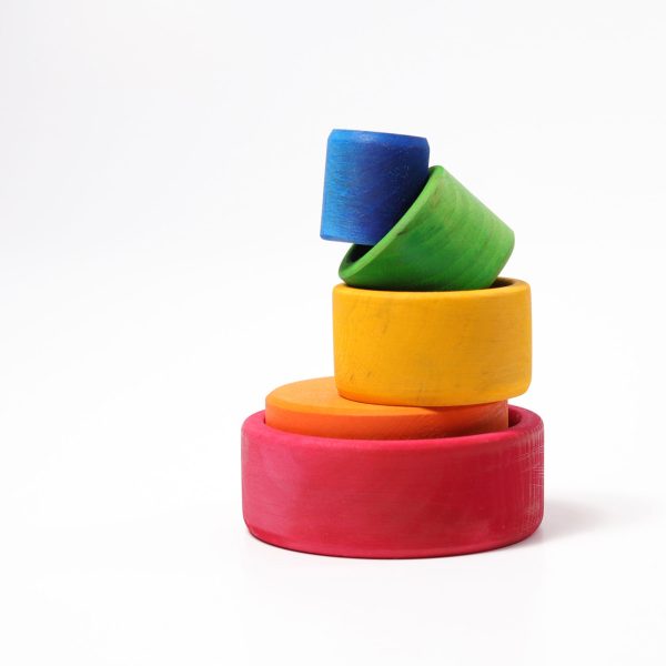 GRIMM'S - Houten Stapelbakjes | Rood - Afbeelding 9