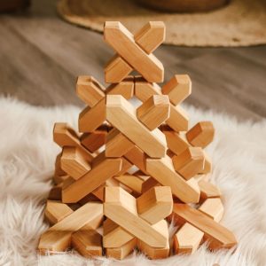 Bauspiel - X-Blokken | 16 Stuks