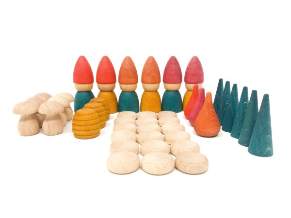 Grapat - Nins® Tomten Kabouterset | 42-delig - Afbeelding 2