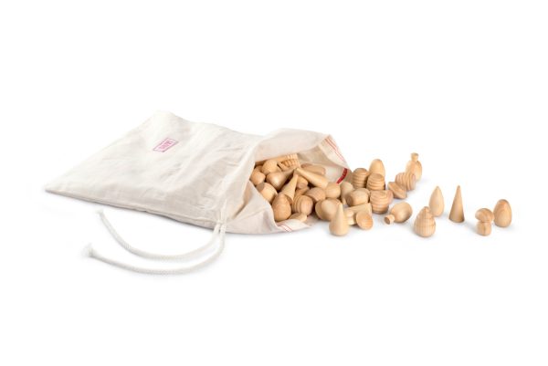 Grapat - Mandala Naturel Hout Mix | 120 Stuks