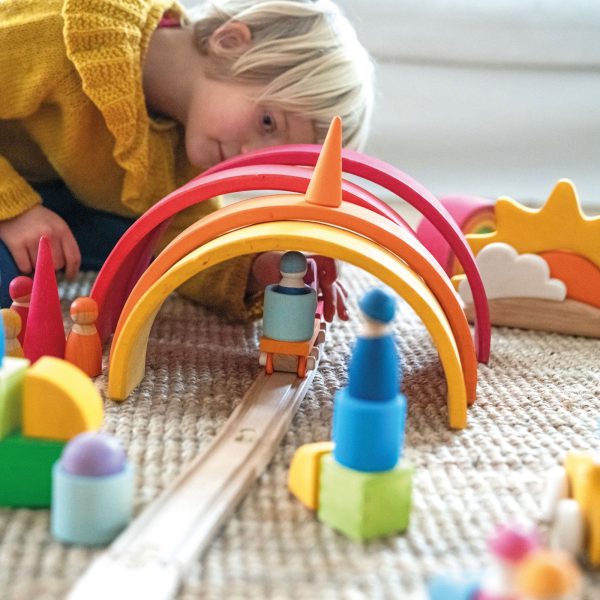 GRIMM'S - Bouwset Houten Trein - Afbeelding 3