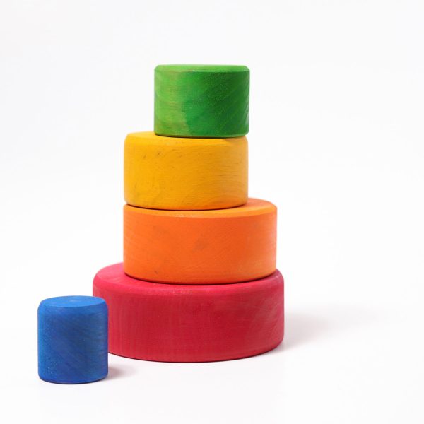 GRIMM'S - Houten Stapelbakjes | Rood - Afbeelding 5