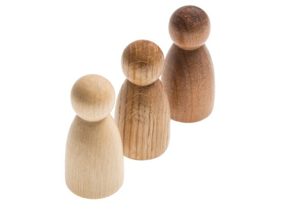 Grapat - Set van 3 houtkleurige Nins®