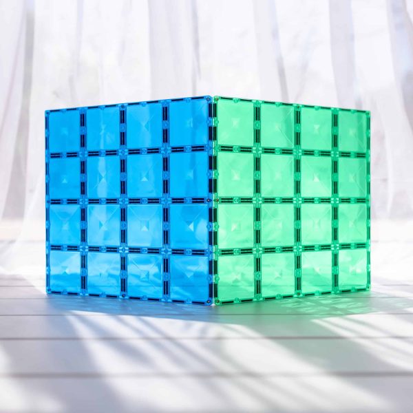 Connetix - Base Plate Blue/Green | 2 Stuks - Afbeelding 5