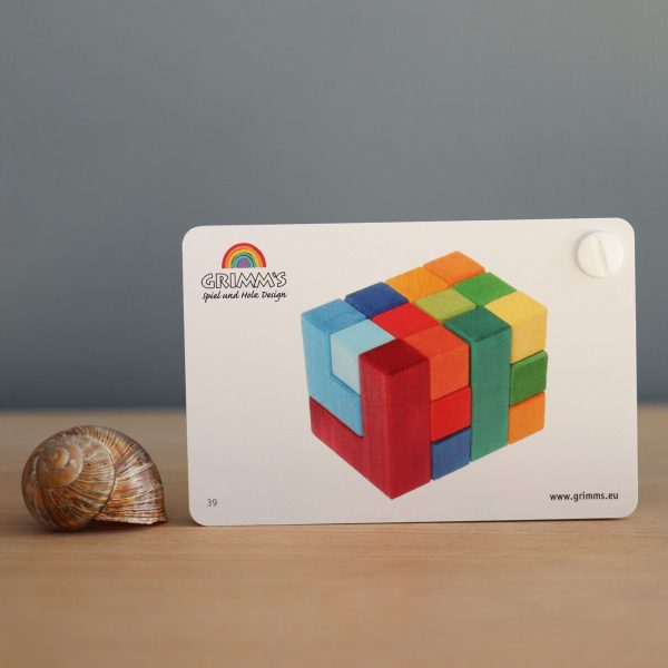 GRIMM'S - Boekje voor Houten Puzzel Vierkant - Afbeelding 3