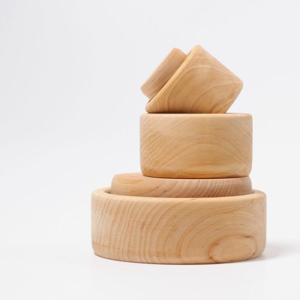 GRIMM'S - Houten Stapelbakjes | Naturel - Afbeelding 6