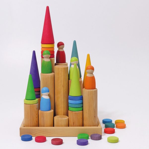 GRIMM'S - Houten Rollers Groot | Naturel - Afbeelding 4