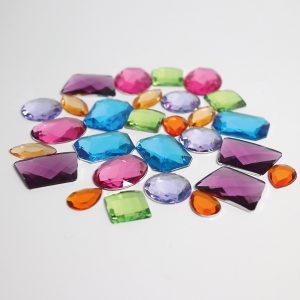 GRIMM's - Grote Glitterstenen | 28 Stuks