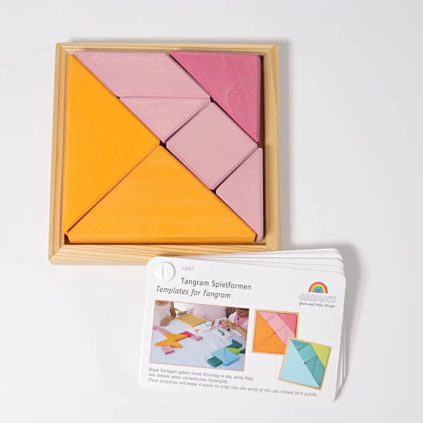 GRIMM'S - Tangram | Roze - Oranje - Afbeelding 3