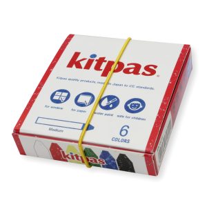 Kitpas - (Raam) krijt 6 stuks