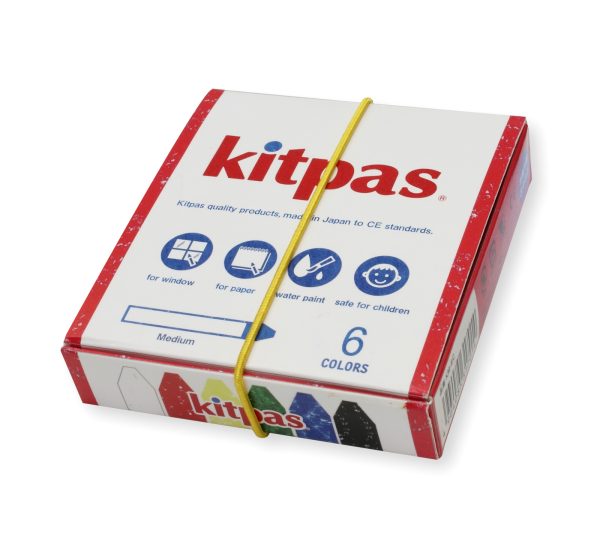 Kitpas - (Raam) krijt 6 stuks