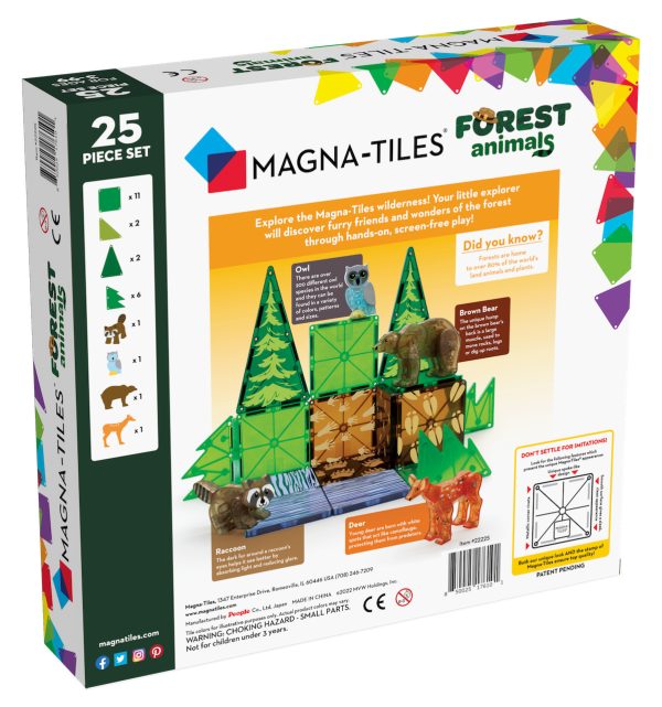 Magna-Tiles - Forest Animals | 25 stuks - Afbeelding 3