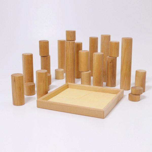 GRIMM'S - Houten Rollers Groot | Naturel - Afbeelding 5